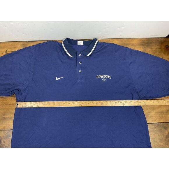Vintage Dallas Cowboys Nike Proline Polo Shirt Mens Size 2XL - Picture 3 of 8